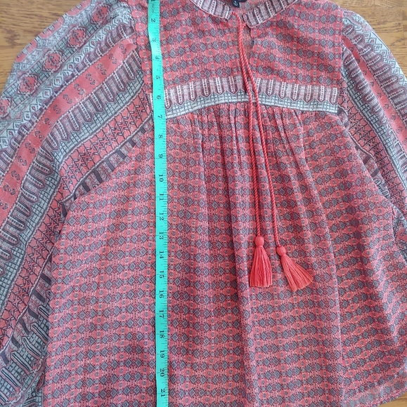 NWOT Lucky Brand Peasant Top - Picture 6 of 7